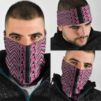 New Zealand Maori Niho Taniwha Neck Gaiter Mawhero Mangopare and Puhoro Pattern - Aussie Hoodie