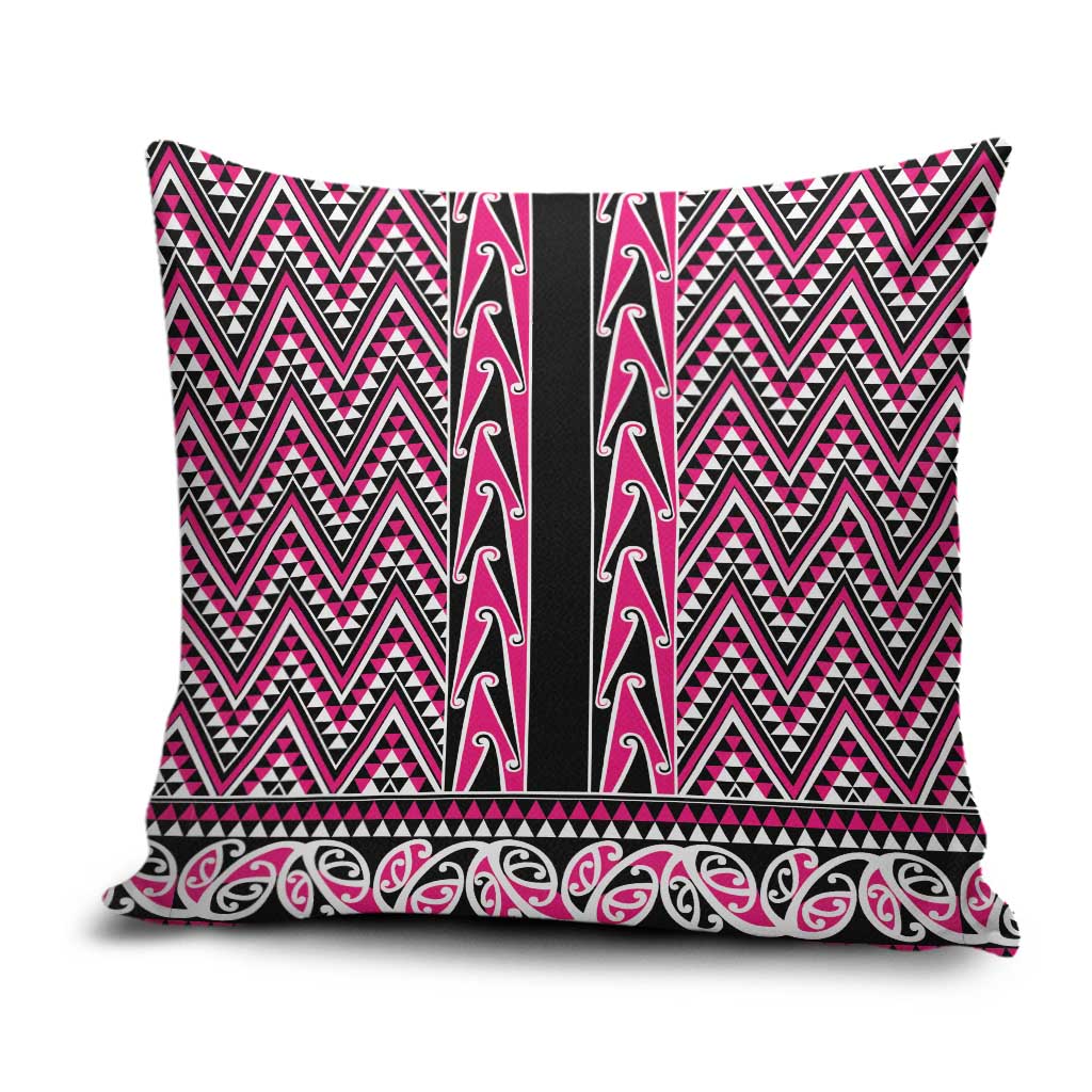 New Zealand Maori Niho Taniwha Pillow Cover Mawhero Mangopare and Puhoro Pattern - Aussie Hoodie