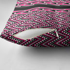 New Zealand Maori Niho Taniwha Pillow Cover Mawhero Mangopare and Puhoro Pattern - Aussie Hoodie