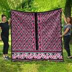 New Zealand Maori Niho Taniwha Quilt Mawhero Mangopare and Puhoro Pattern
