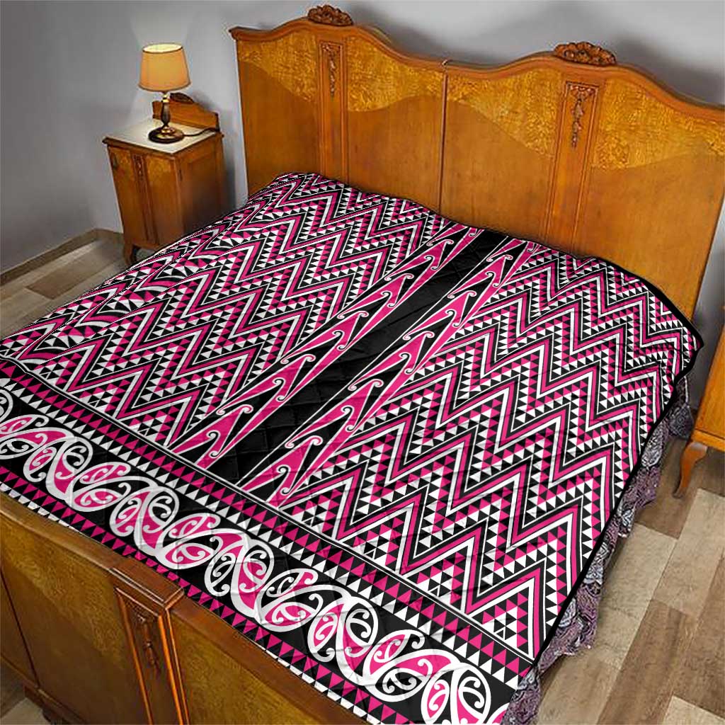New Zealand Maori Niho Taniwha Quilt Mawhero Mangopare and Puhoro Pattern
