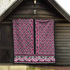 New Zealand Maori Niho Taniwha Quilt Mawhero Mangopare and Puhoro Pattern
