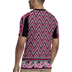 New Zealand Maori Niho Taniwha Rugby Jersey Mawhero Mangopare and Puhoro Pattern