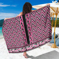New Zealand Maori Niho Taniwha Sarong Mawhero Mangopare and Puhoro Pattern