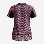 New Zealand Maori Niho Taniwha Scrub Top Mawhero Mangopare and Puhoro Pattern - Aussie Hoodie