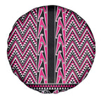 New Zealand Maori Niho Taniwha Spare Tire Cover Mawhero Mangopare and Puhoro Pattern