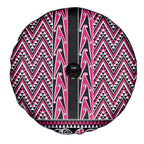 New Zealand Maori Niho Taniwha Spare Tire Cover Mawhero Mangopare and Puhoro Pattern