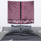 New Zealand Maori Niho Taniwha Tapestry Mawhero Mangopare and Puhoro Pattern