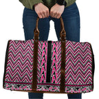 New Zealand Maori Niho Taniwha Travel Bag Mawhero Mangopare and Puhoro Pattern - Aussie Hoodie