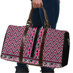 New Zealand Maori Niho Taniwha Travel Bag Mawhero Mangopare and Puhoro Pattern - Aussie Hoodie