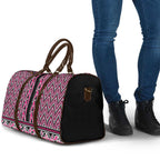 New Zealand Maori Niho Taniwha Travel Bag Mawhero Mangopare and Puhoro Pattern - Aussie Hoodie