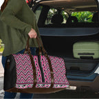 New Zealand Maori Niho Taniwha Travel Bag Mawhero Mangopare and Puhoro Pattern - Aussie Hoodie