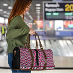 New Zealand Maori Niho Taniwha Travel Bag Mawhero Mangopare and Puhoro Pattern - Aussie Hoodie