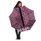 New Zealand Maori Niho Taniwha Umbrella Mawhero Mangopare and Puhoro Pattern - Aussie Hoodie