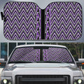 New Zealand Maori Niho Taniwha Auto Sun Shade Waiporopo Mangopare and Puhoro Pattern - Aussie Hoodie