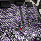 New Zealand Maori Niho Taniwha Back Car Seat Cover Waiporopo Mangopare and Puhoro Pattern