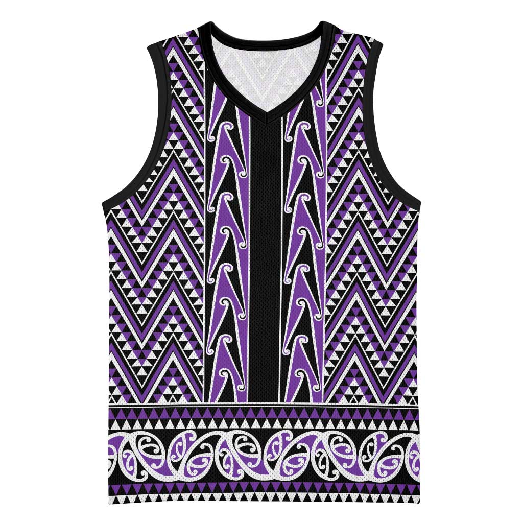 New Zealand Maori Niho Taniwha Basketball Jersey Waiporopo Mangopare and Puhoro Pattern - Aussie Hoodie