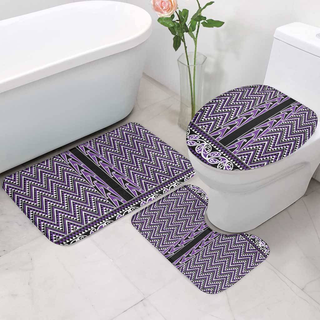 New Zealand Maori Niho Taniwha Bathroom Set Waiporopo Mangopare and Puhoro Pattern - Aussie Hoodie