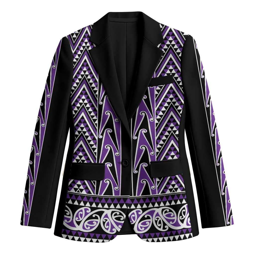 New Zealand Maori Niho Taniwha Blazer Waiporopo Mangopare and Puhoro Pattern - Aussie Hoodie
