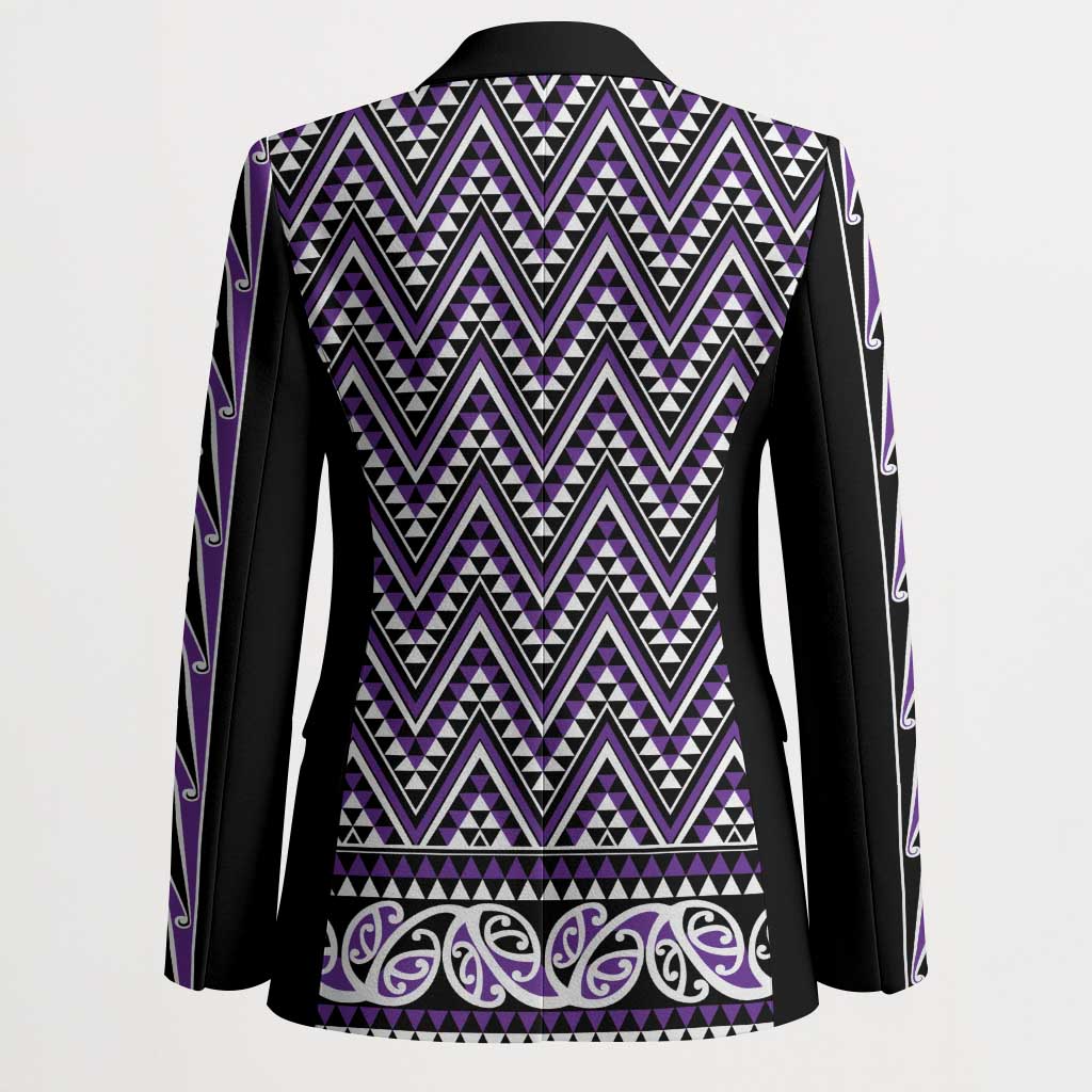 New Zealand Maori Niho Taniwha Blazer Waiporopo Mangopare and Puhoro Pattern - Aussie Hoodie
