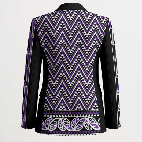 New Zealand Maori Niho Taniwha Blazer Waiporopo Mangopare and Puhoro Pattern - Aussie Hoodie