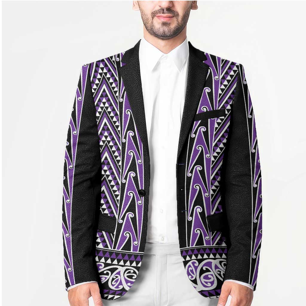 New Zealand Maori Niho Taniwha Blazer Waiporopo Mangopare and Puhoro Pattern - Aussie Hoodie