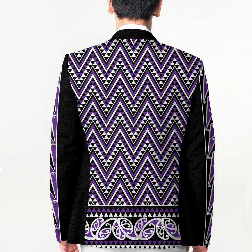New Zealand Maori Niho Taniwha Blazer Waiporopo Mangopare and Puhoro Pattern - Aussie Hoodie