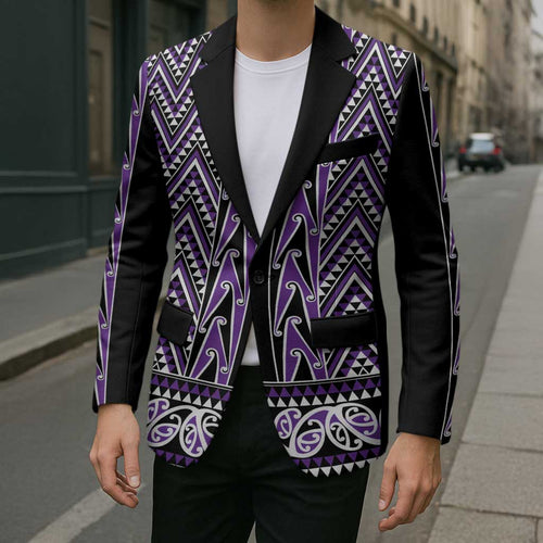New Zealand Maori Niho Taniwha Blazer Waiporopo Mangopare and Puhoro Pattern - Aussie Hoodie