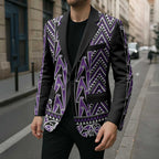 New Zealand Maori Niho Taniwha Blazer Waiporopo Mangopare and Puhoro Pattern - Aussie Hoodie