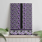 New Zealand Maori Niho Taniwha Canvas Wall Art Waiporopo Mangopare and Puhoro Pattern