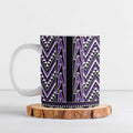 New Zealand Maori Niho Taniwha Ceramic Mug Waiporopo Mangopare and Puhoro Pattern - Aussie Hoodie