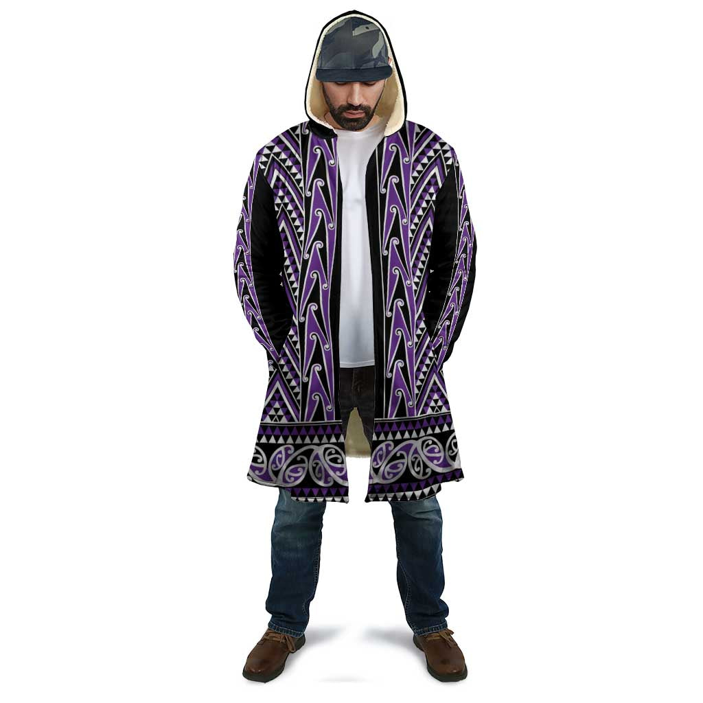 New Zealand Maori Niho Taniwha Cloak Waiporopo Mangopare and Puhoro Pattern - Aussie Hoodie