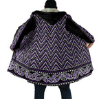 New Zealand Maori Niho Taniwha Cloak Waiporopo Mangopare and Puhoro Pattern - Aussie Hoodie
