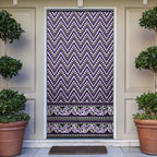 New Zealand Maori Niho Taniwha Door Cover Waiporopo Mangopare and Puhoro Pattern - Aussie Hoodie