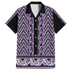 New Zealand Maori Niho Taniwha Family Matching Long Sleeve Bodycon Dress and Hawaiian Shirt Waiporopo Mangopare and Puhoro Pattern