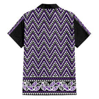 New Zealand Maori Niho Taniwha Family Matching Off Shoulder Maxi Dress and Hawaiian Shirt Waiporopo Mangopare and Puhoro Pattern