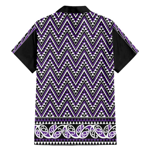 New Zealand Maori Niho Taniwha Family Matching Off Shoulder Maxi Dress and Hawaiian Shirt Waiporopo Mangopare and Puhoro Pattern