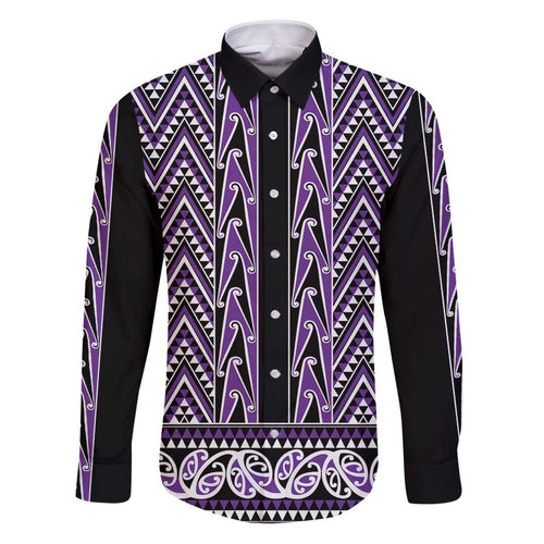 New Zealand Maori Niho Taniwha Family Matching Puletasi and Hawaiian Shirt Waiporopo Mangopare and Puhoro Pattern