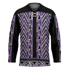 New Zealand Maori Niho Taniwha Hockey Jersey Waiporopo Mangopare and Puhoro Pattern - Aussie Hoodie