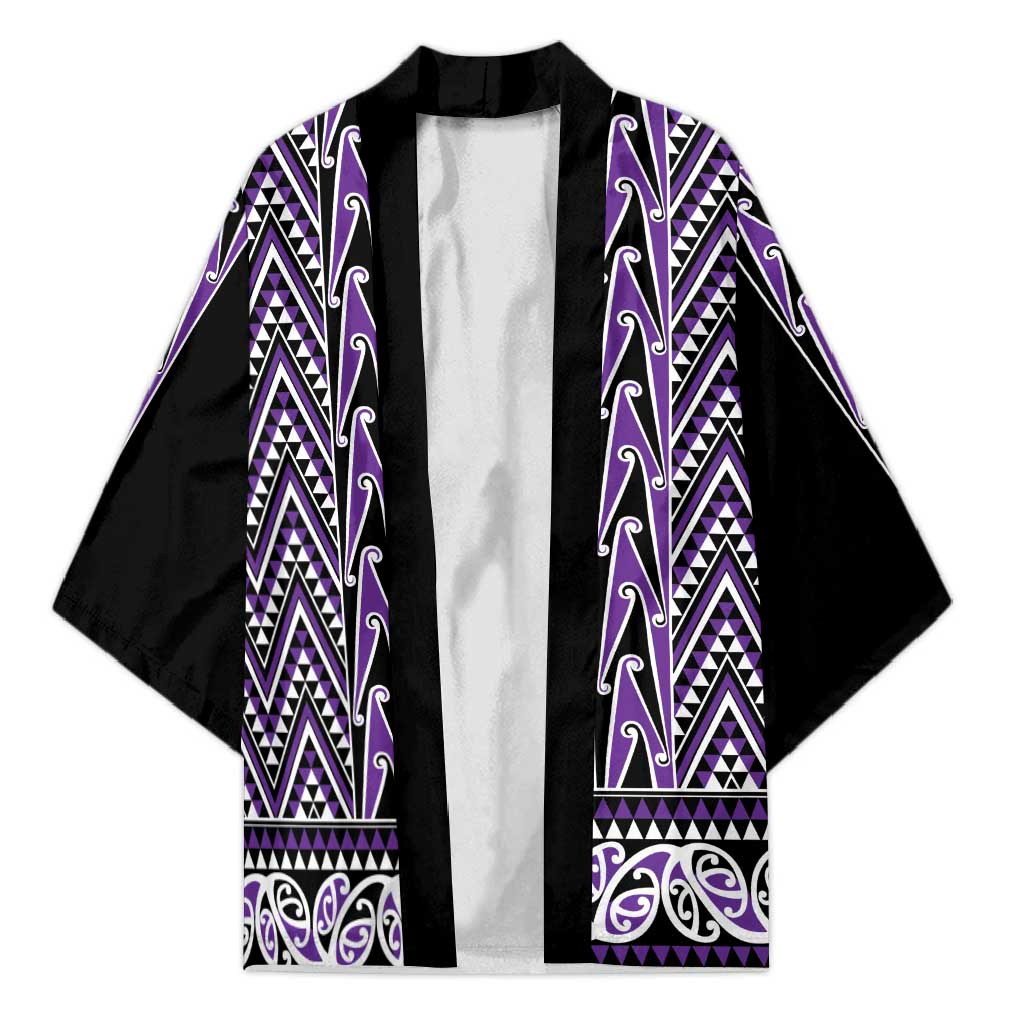 New Zealand Maori Niho Taniwha Kimono Waiporopo Mangopare and Puhoro Pattern - Aussie Hoodie