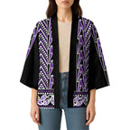 New Zealand Maori Niho Taniwha Kimono Waiporopo Mangopare and Puhoro Pattern - Aussie Hoodie