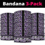 New Zealand Maori Niho Taniwha Neck Gaiter Waiporopo Mangopare and Puhoro Pattern - Aussie Hoodie