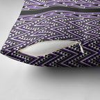 New Zealand Maori Niho Taniwha Pillow Cover Waiporopo Mangopare and Puhoro Pattern - Aussie Hoodie