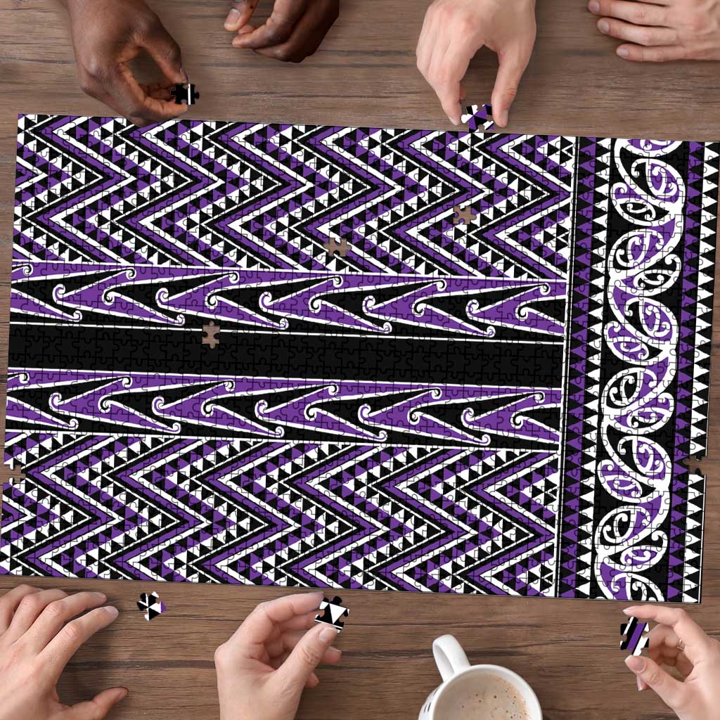 New Zealand Maori Niho Taniwha Puzzle Waiporopo Mangopare and Puhoro Pattern - Aussie Hoodie