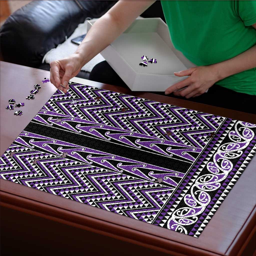 New Zealand Maori Niho Taniwha Puzzle Waiporopo Mangopare and Puhoro Pattern - Aussie Hoodie