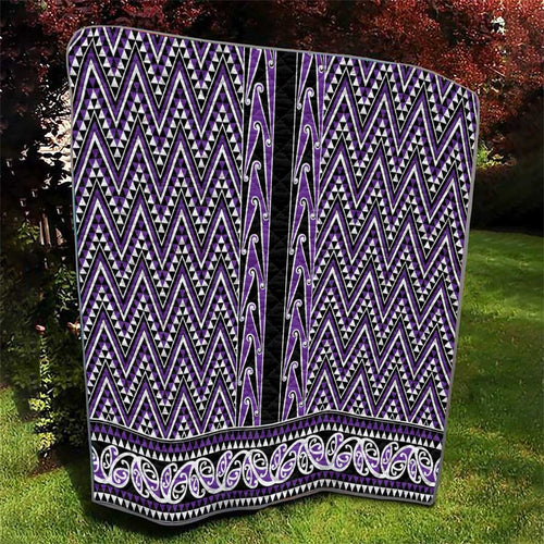 New Zealand Maori Niho Taniwha Quilt Waiporopo Mangopare and Puhoro Pattern