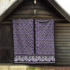 New Zealand Maori Niho Taniwha Quilt Waiporopo Mangopare and Puhoro Pattern