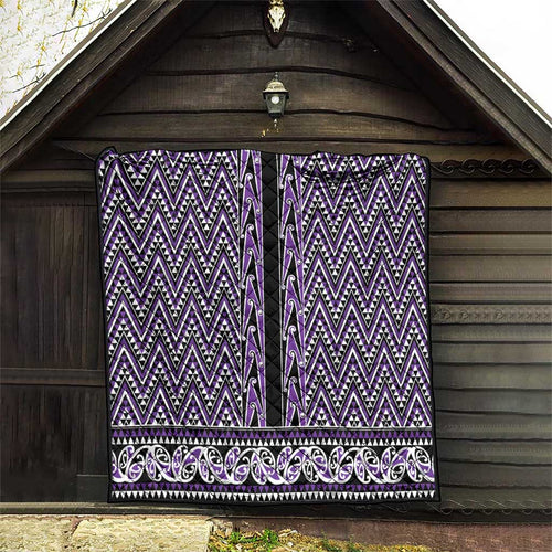 New Zealand Maori Niho Taniwha Quilt Waiporopo Mangopare and Puhoro Pattern
