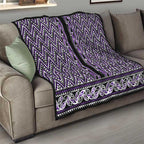 New Zealand Maori Niho Taniwha Quilt Waiporopo Mangopare and Puhoro Pattern