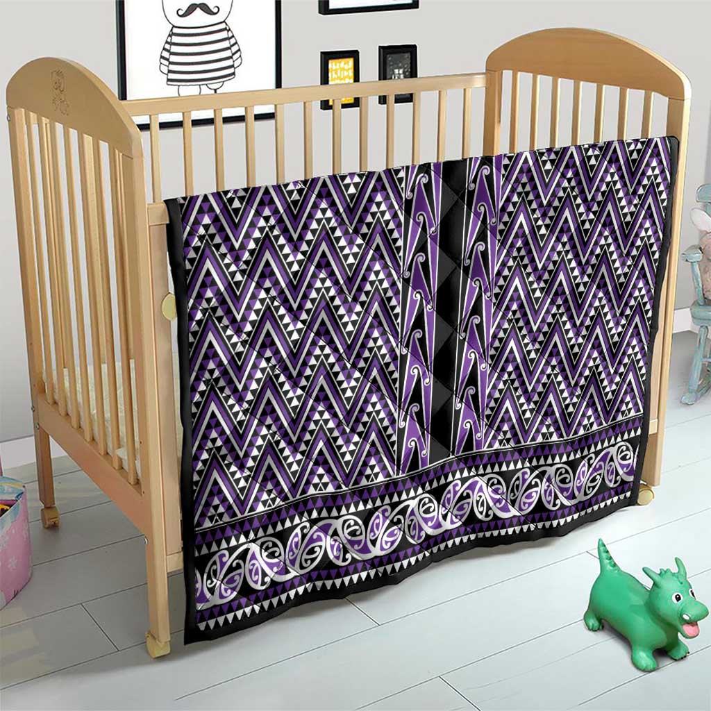 New Zealand Maori Niho Taniwha Quilt Waiporopo Mangopare and Puhoro Pattern